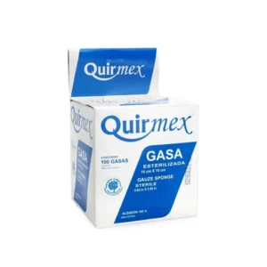 gasa estéril 10 x 10 cm 100 pz quirmex
